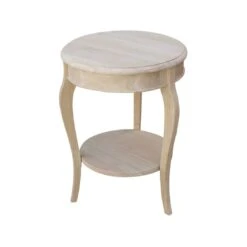 OT-18R-18 Cambria Round End Table -Wilmington OT 18R 18 SIDE 2