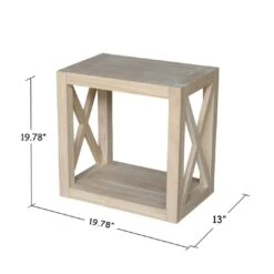 OT-2013X Hampton Narrow End Table 11 OT-2013X Hampton Narrow End Table -Wilmington OT 2013X DIMENSION
