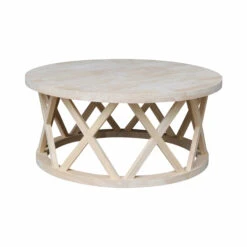 OT-46CR Ceylon Round Coffee Table -Wilmington OT 46CR 1