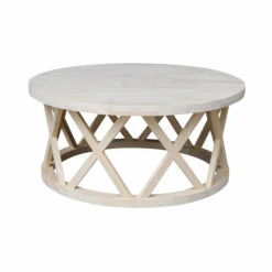 OT-46CR Ceylon Round Coffee Table -Wilmington OT 46CR FRONT