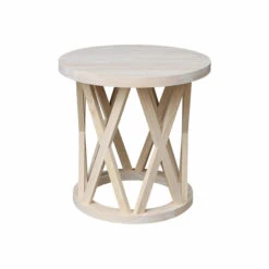 OT-46ER Ceylon Round End Table 27 OT-46ER Ceylon Round End Table -Wilmington OT 46ER SIDE