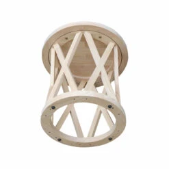 OT-46ER Ceylon Round End Table 26 OT-46ER Ceylon Round End Table -Wilmington OT 46ER UNDERNEATH