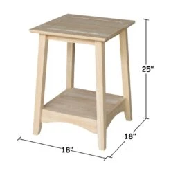 OT-4TE Bombay End Table -Wilmington OT 4TE DIMENSION