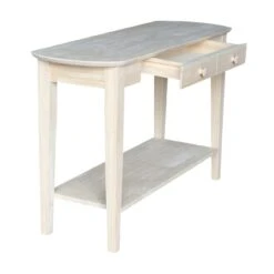 OT-5S Phillips Oval Sofa Table 9 OT-5S Phillips Oval Sofa Table -Wilmington OT 5S SIDE ANGLE OPEN