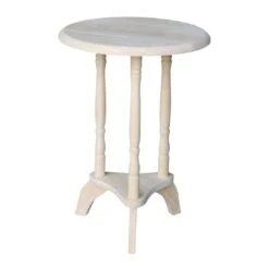OT-601 16″ Round Plant Stand/Tea Table -Wilmington OT 601 SIDE