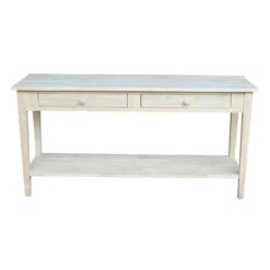 OT-8S2 60″ Spencer Sofa Back Table -Wilmington OT 696796 FRONT