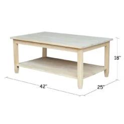 OT-6C Solano Coffee Table -Wilmington OT 6C DIMENSION