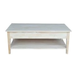 OT-8C Spencer Coffee Table With Drawers -Wilmington OT 8C BACK