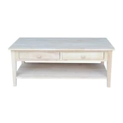 OT-8C Spencer Coffee Table With Drawers -Wilmington OT 8C FRONT