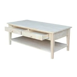OT-8C Spencer Coffee Table With Drawers -Wilmington OT 8C OPEN