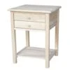 OT-92 Two Drawer Lamp Table