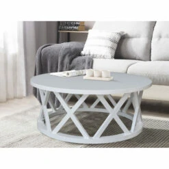 OT-46CR Ceylon Round Coffee Table -Wilmington OT08 46CR RS