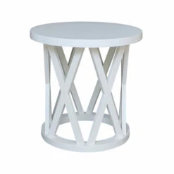 OT-46ER Ceylon Round End Table 35 OT-46ER Ceylon Round End Table -Wilmington OT08 46ER FRONT