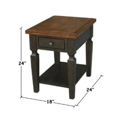 OT-15E Vista End Table -Wilmington OT45 15E DIMENSION