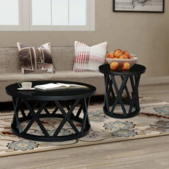 OT-46CR Ceylon Round Coffee Table -Wilmington OT46 46CR RS