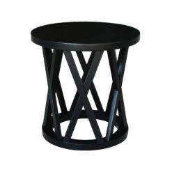 OT-46ER Ceylon Round End Table 39 OT-46ER Ceylon Round End Table -Wilmington OT46 46ER SIDE