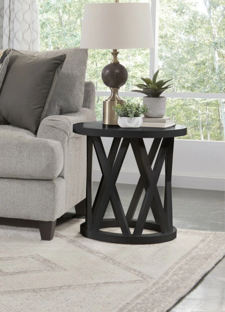 OT-46ER Ceylon Round End Table 2 OT-46ER Ceylon Round End Table - Image 2