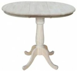 T-36RXT 36 Inch Round Extension Table With Base Options -Wilmington Parawood 36x36 48 Round Pedestal Table Pub Height10001459 30314