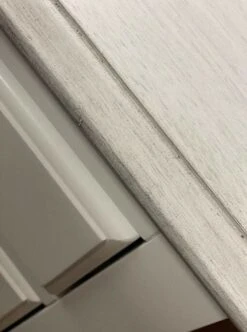 B128-10 Seaside Buffet In Chalk & White -Wilmington Pure White Chalk 128