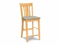 S-102-F6 Upholstered San Remo Counter Stool -Wilmington S 102 F49 Majorly Linen