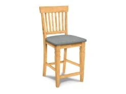 S-112-F6 Upholstered Seattle Counter Stool -Wilmington S 112UPH F37 Phoebe Slate