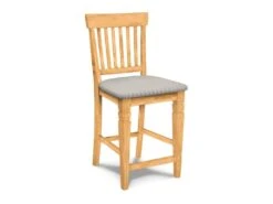 S-112-F6 Upholstered Seattle Counter Stool -Wilmington S 112UPH F79 Haberdash Gray