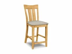 S-132-F6 Upholstered Ava Counter Stool -Wilmington S 132 F47 Beyond Mink