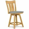 S-132SW-F6 Upholstered Ava Swivel Counter Stool