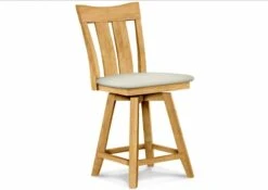 S-132SW-F6 Upholstered Ava Swivel Counter Stool -Wilmington S 132SW F55 Greenlight Buff