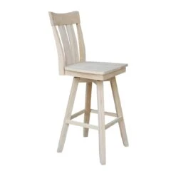 S-133SW Ava Swivel Barstool -Wilmington S 133SW SIDE LEFT