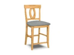 S-1702-F6 Upholstered Verona Counter Stool -Wilmington S 1702UPH F37 Phoebe Slate