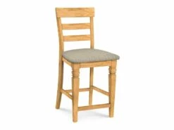 S-192-F6 Upholstered Java Counter Stool -Wilmington S 192 F49 Majorly Linen