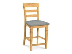 S-192-F6 Upholstered Java Counter Stool -Wilmington S 192UPH F37 Phoebe Slate