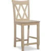 S-2002 Double X Back Counter Stool