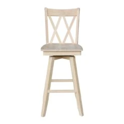 S-203SWAB Double XX Back Swivel Barstool With Arms -Wilmington S 203SW FRONT 1