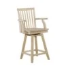 S-263SWAB Mission Swivel Bar Stool With Arms