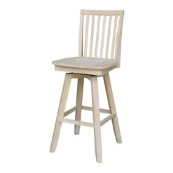 S-263SW Mission Swivel Bar Stool