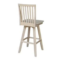 S-263SW Mission Swivel Bar Stool -Wilmington S 263SW BACK