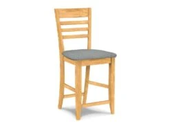 S-3102-F6 Upholstered Roma Counter Stool 16 S-3102-F6 Upholstered Roma Counter Stool -Wilmington S 3102UPH F37 Phoebe Slate