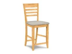 S-3102-F6 Upholstered Roma Counter Stool 13 S-3102-F6 Upholstered Roma Counter Stool -Wilmington S 3102UPH F79 Haberdash Gray