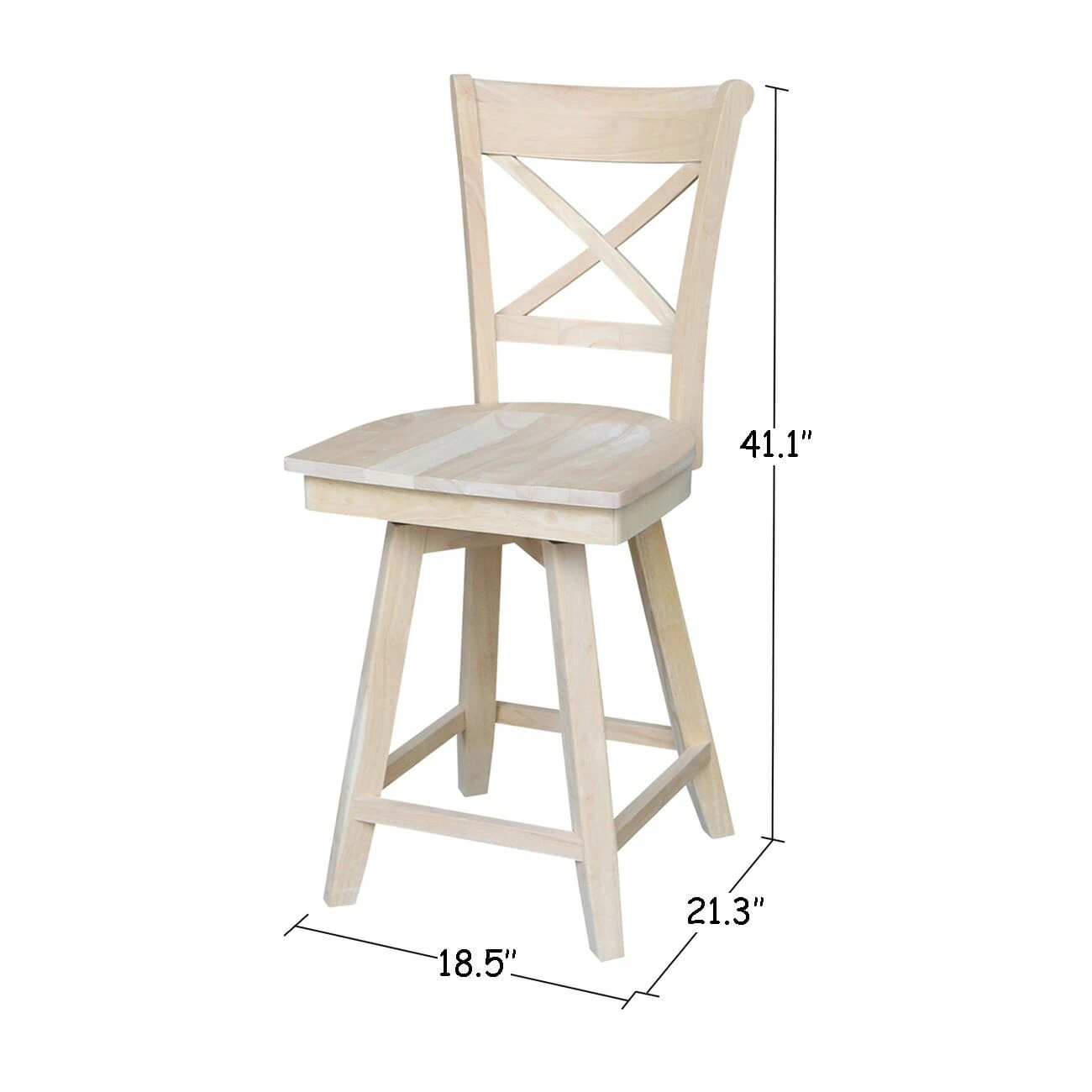 S-312SW Charlotte Swivel Counter Stool 2 S-312SW Charlotte Swivel Counter Stool - Image 2