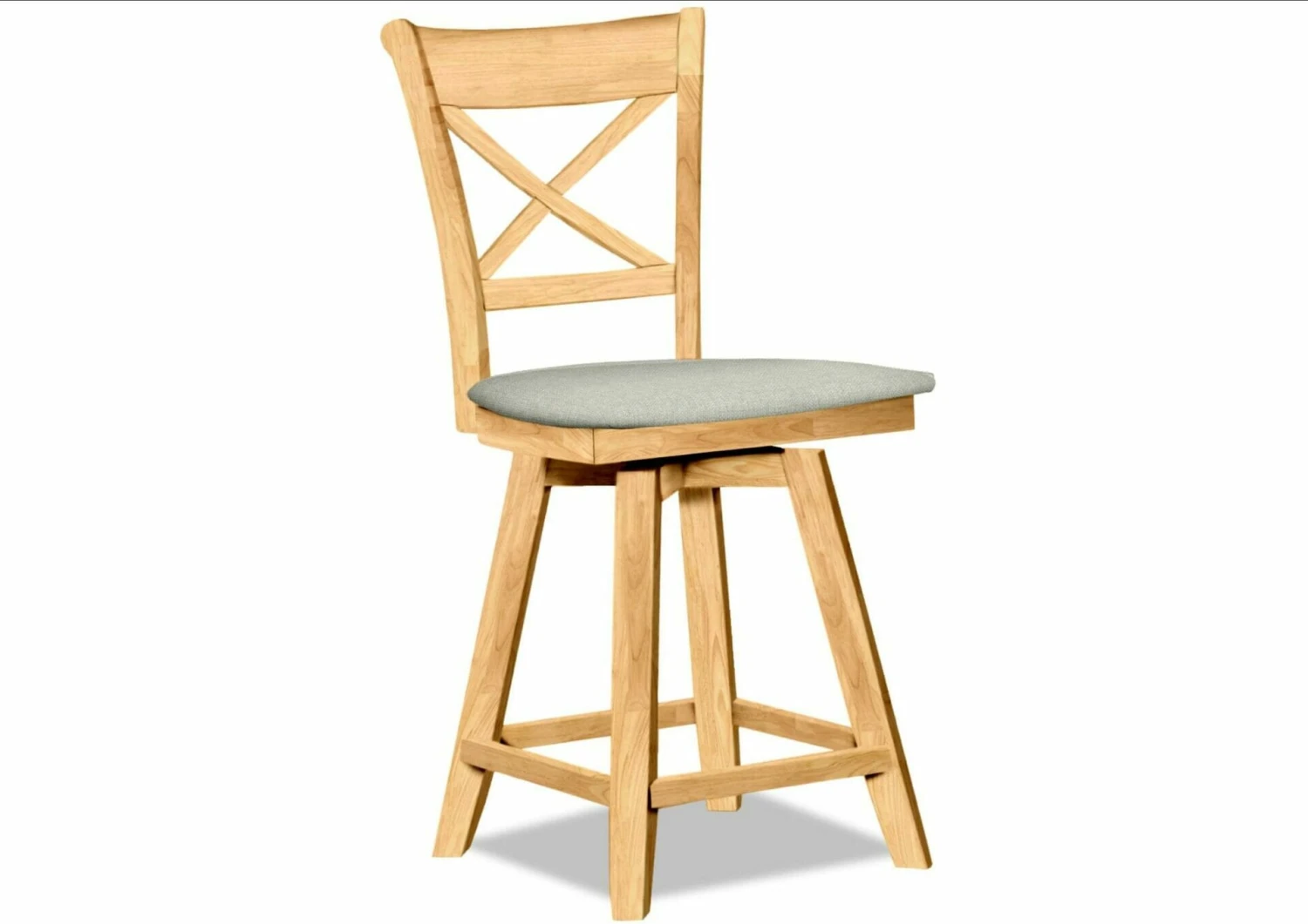 S-312SW-F6 Upholstered Charlotte Swivel Counter Stool 6 S-312SW-F6 Upholstered Charlotte Swivel Counter Stool - Image 6