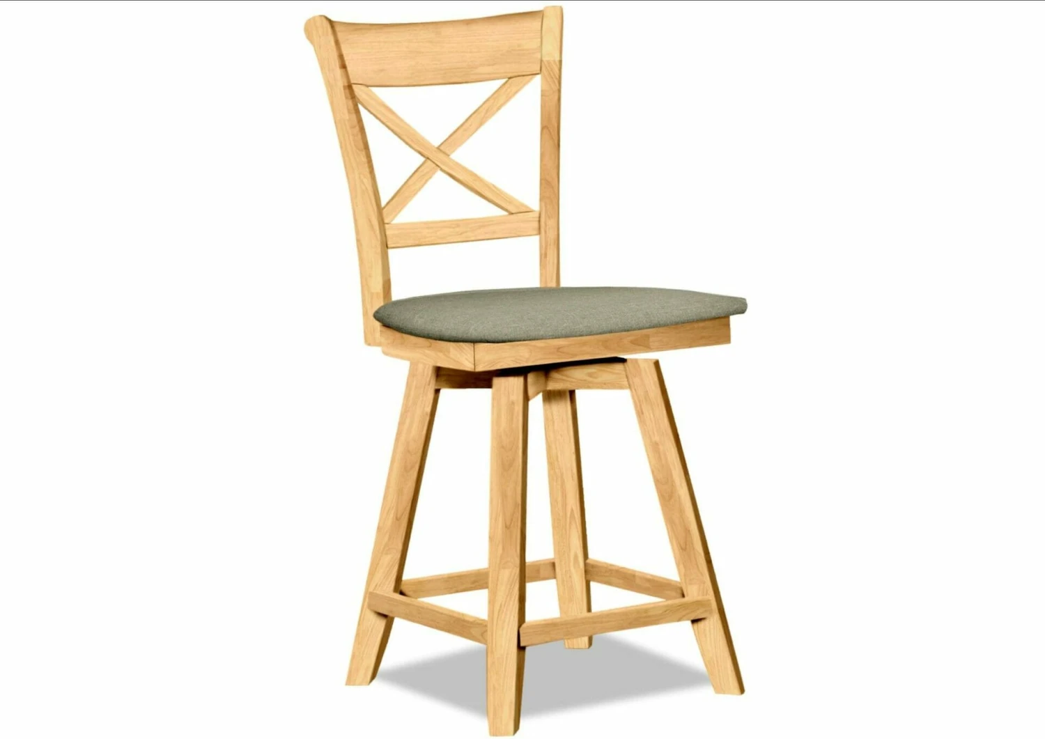 S-312SW-F6 Upholstered Charlotte Swivel Counter Stool 7 S-312SW-F6 Upholstered Charlotte Swivel Counter Stool - Image 7
