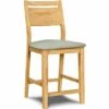 S-32-F6 Upholstered Aspen Panel Back Counter Stool