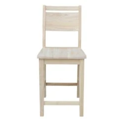 S-32 Aspen Panel Back Counter Stool -Wilmington S 32 FRONT