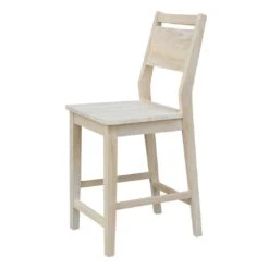 S-32 Aspen Panel Back Counter Stool -Wilmington S 32 SIDE