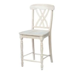 S-3902 Lattice Back Counter Stool