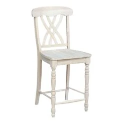 S-3902 Lattice Back Counter Stool -Wilmington S 3902 ALT
