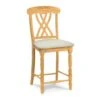 S-3902-F6 Upholstered Lattice Back Counter Stool