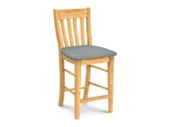 S-6162-F6 Upholstered Cafe Counter Stool -Wilmington S 6162UPH F37 Phoebe Slate